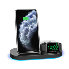 15W 3-in-1 Wireless Charger Folding Stand